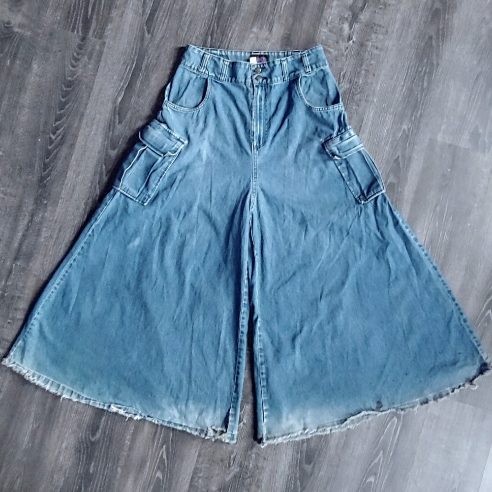 Vintage 90s Auraze for Beau Baker super wide leg jeans